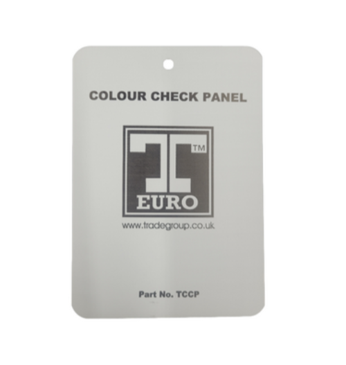 50 x T-euro Metal Paint Spray Out Cards For Colour Check/Matching Aluminium