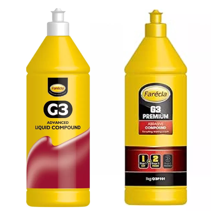 Farecla G3 Advanced Liquid Compound & G3P101 Premium Abrasive Compound 1-Kg