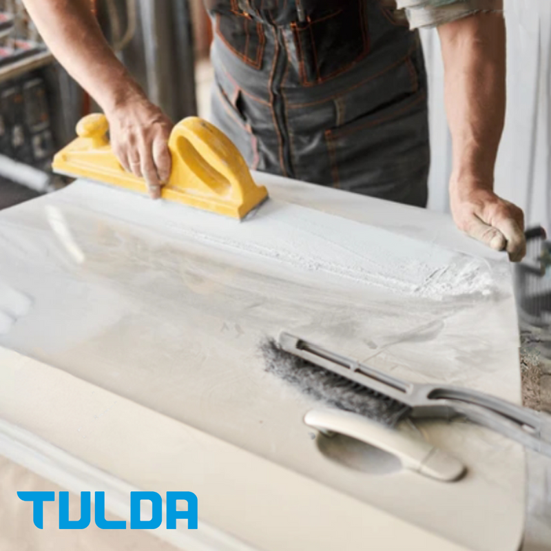 TULDA 70MM X 420MM (14H) SANDING PAPER STRIPS PACK OF 50 - P320