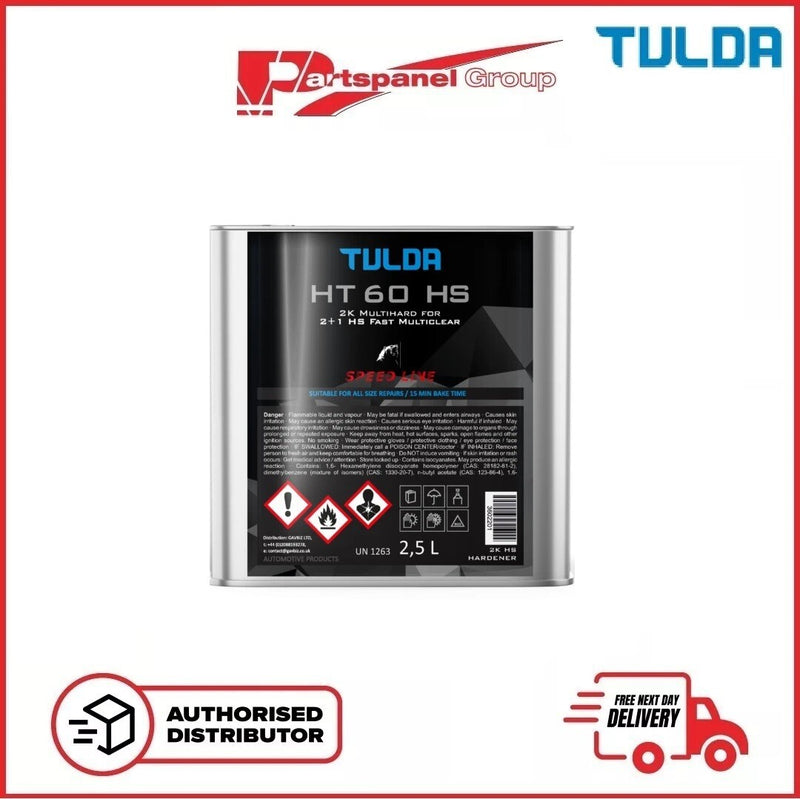 TULDA HT60 HS SPEEDLINE 2K MULTIHARD HARDENER FAST MULTICLEAR