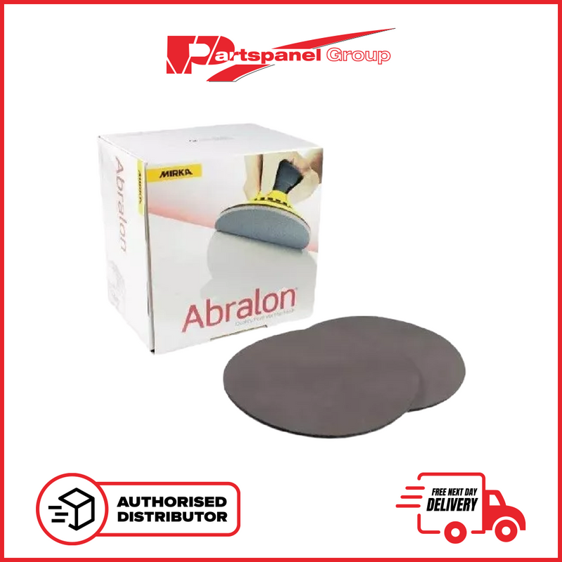 Mirka Autonet  150mm 6" P3000 Grit HookNLoop Foam Fine Finishing Discs Pad PK20