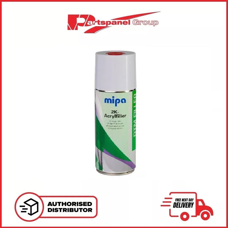 MIPA 2K Acrylfiller Spray 2K Primer Filler 400ml Aerosol Inc Hardener 213710000