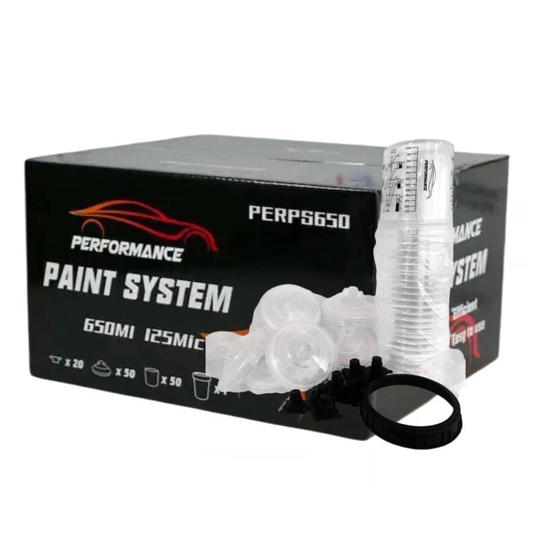 3X PPS Cup Liner Kit Standard 650ml 125 Micron Box of 50 – Fits 3M 16026