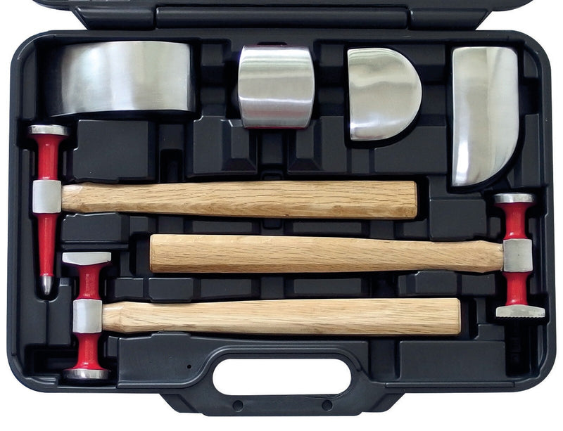 GYS PLANISHING KIT 3-HAMMERS & 4-TOE DOLLIES-057579