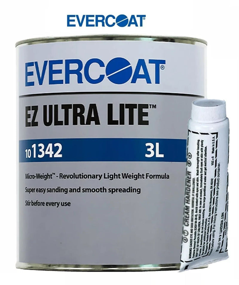 Evercoat 101342 EZ Ultra Lite Body Filler - easy levelling sanding filler 3L