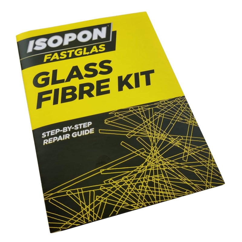 U-POL Isopon Large Fibreglass Resin,Activator + Matting KIT UPOL Fibre Glass