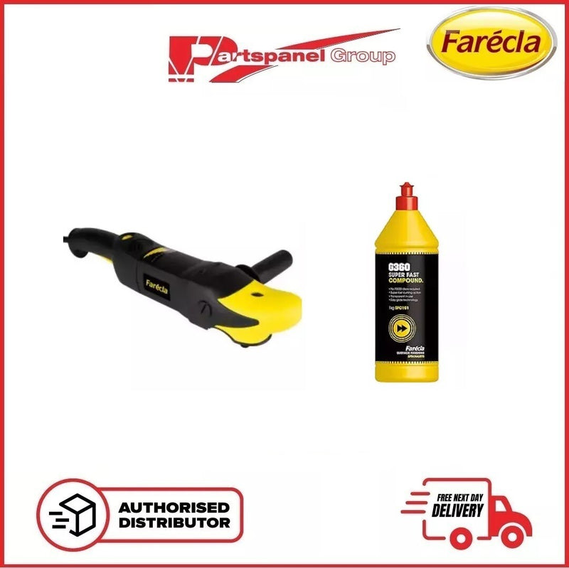 Farecla GPT003 G-PLUS 150mm Rotary Machine + G360 SUPER FAST Compound 1Kg