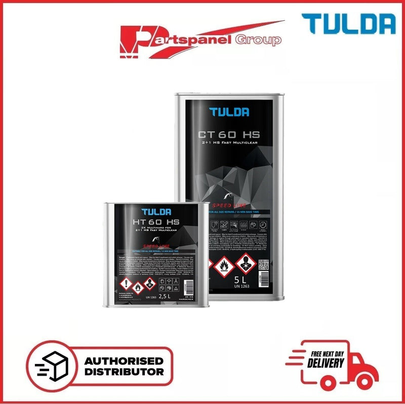 TULDA CT60 Multi-Clear 2:1 HS Speedline Acrylic Lacquer + HT60 7.5 Litre Kit