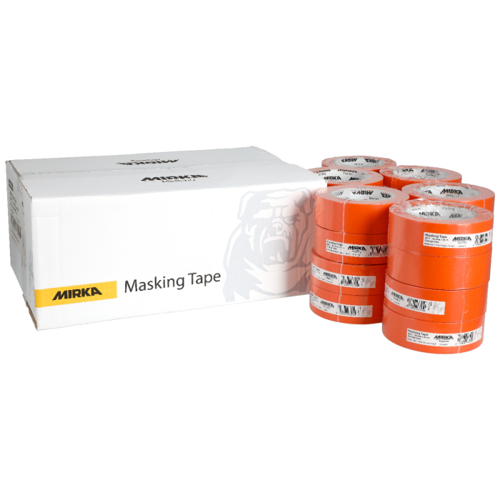 MIRKA Masking Tape 90°C Orange Line 36mm X 45m ( 24 ROLLS )