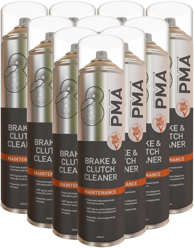 10 x PMA Trade Quality Brake & Clutch solvent Cleaner degreaser Large ...