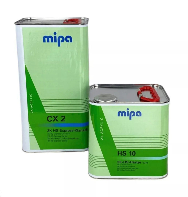 MIPA CX2 HS EXPRESS CLEARCOAT WITH HS10 FAST HARDENER 7.5L KIT