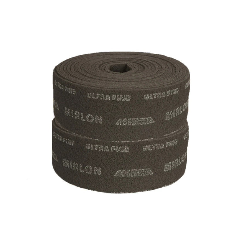 Mirka Mirlon Grey UF Abrasive Scotch Scuff Roll 2 x 10M Ultra Fine Finishing