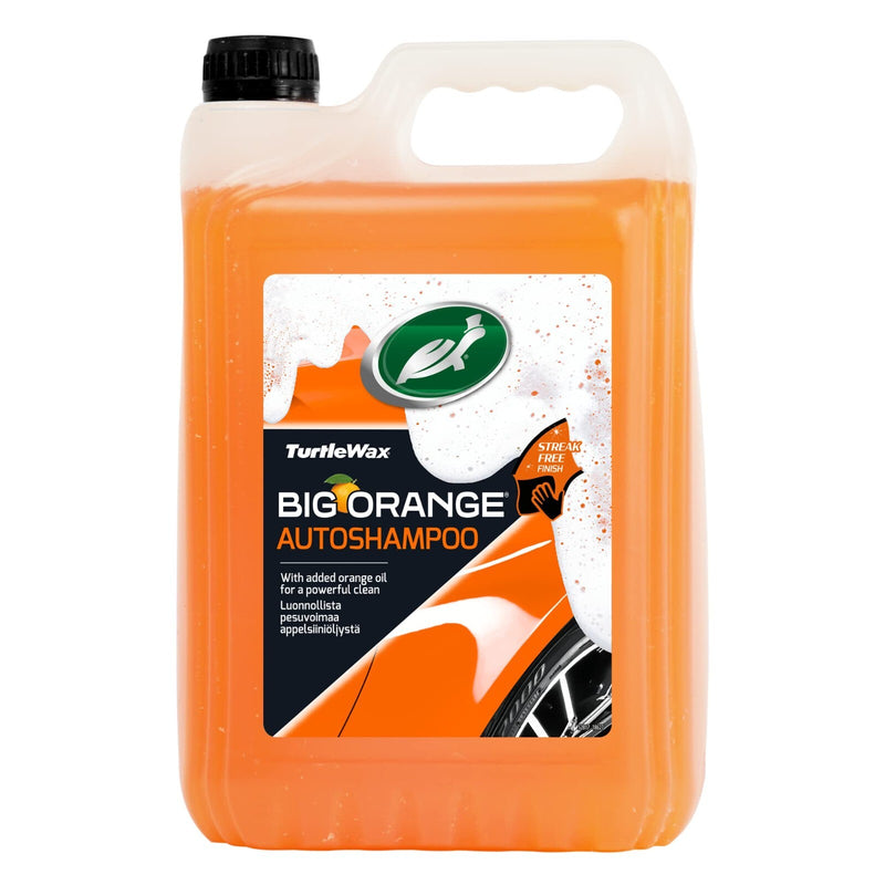Big Orange Car Shampoo Cleans Finish 5 Litre