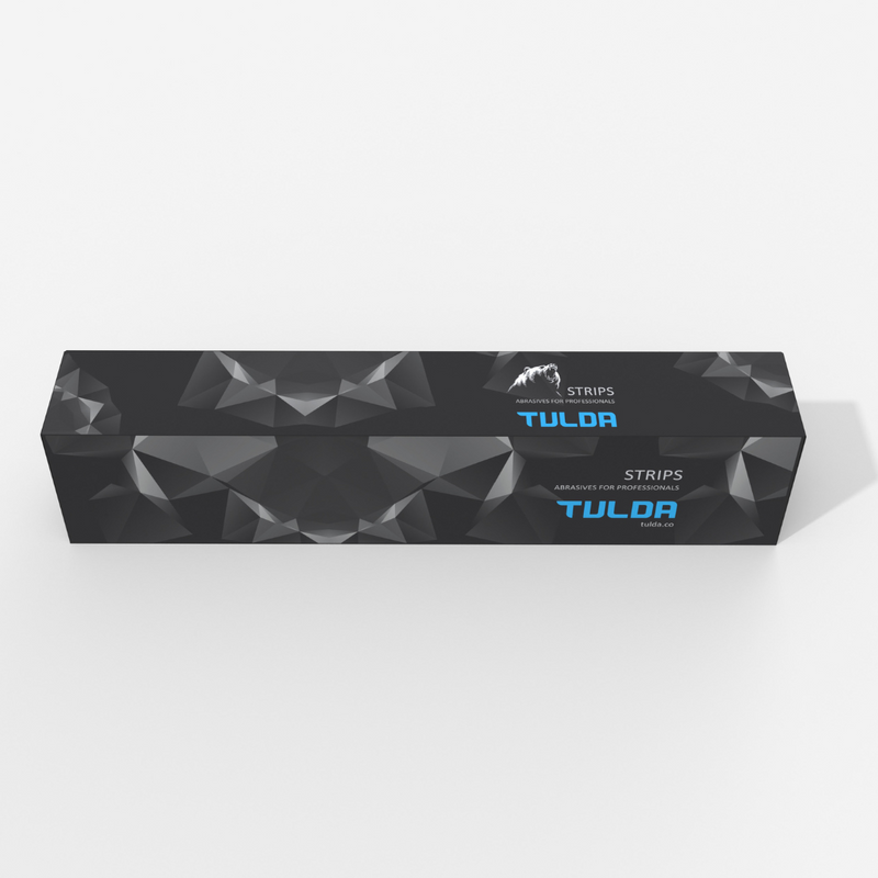 TULDA 70MM X 420MM (14H) SANDING PAPER STRIPS PACK OF 50 - P60
