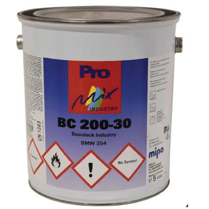 MIPA SOLVENT BASECOAT RM BC - BMW 354 TITAN SILVER