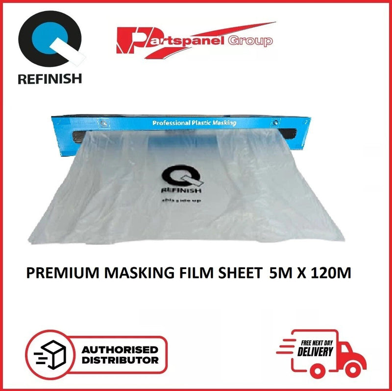 Q Refinish Premium Masking Film Roll 5M x 120M Automotive Paint Protection