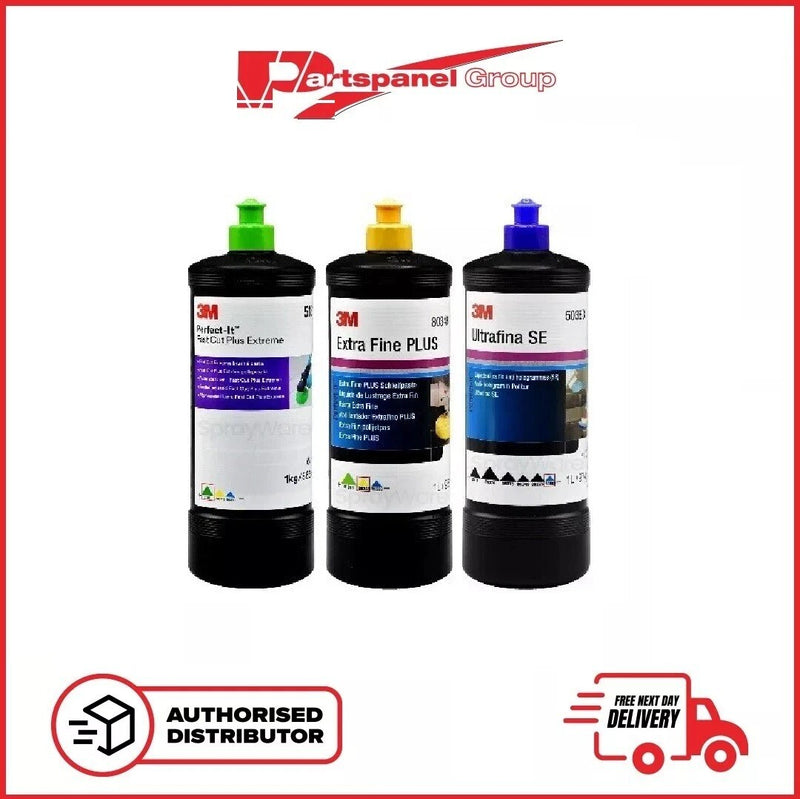3M Perfect-It 3 Bottle Kit Polishing Detailing Paint Correction Bodyshop