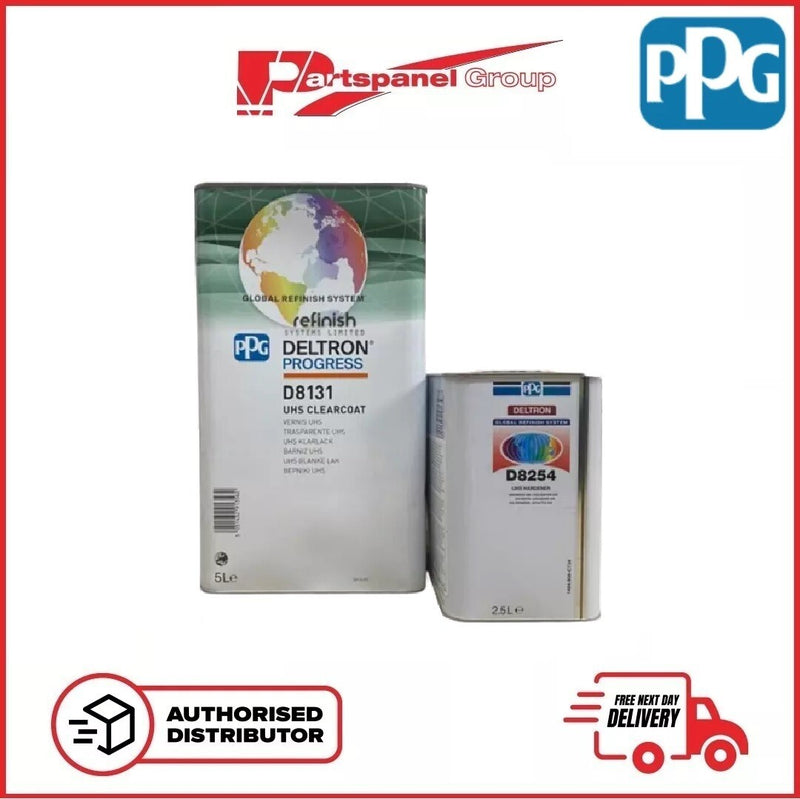 Refinish System DELTRON D8131 UHS CLEARCOAT LACQUER & D8254 HARDENER 7.5LTR KIT