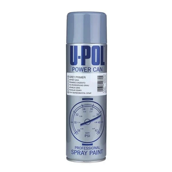 U-Pol Power Can Grey Primer Aerosol 500ml