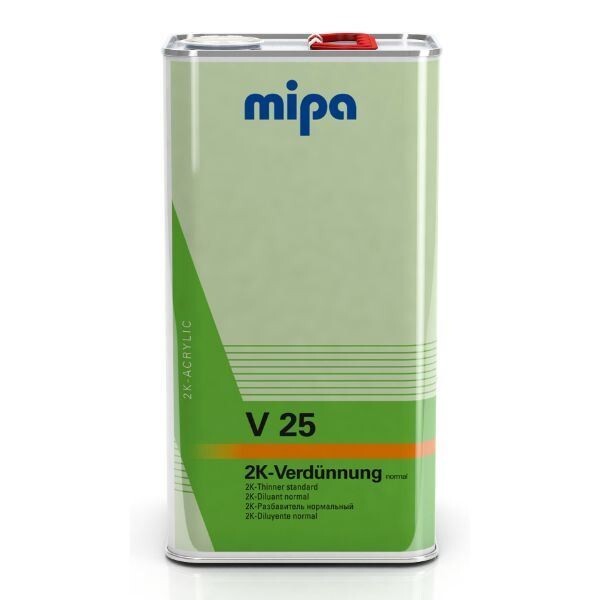 MIPA V25 2K Standard Thinner 5L – High Quality Acrylic Automotive Thinner