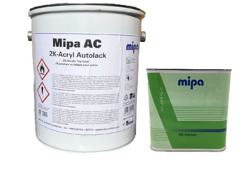 MIPA Ford 56 Frozen White 2K Direct Gloss Including Hardener Mipa H-25 7.5lt KIT