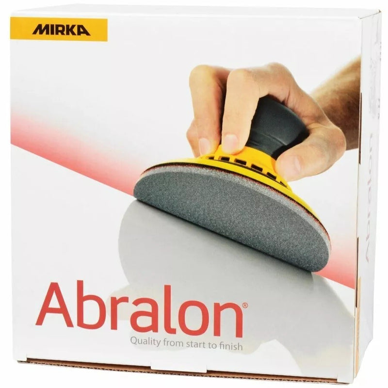 Mirka Autonet  150mm 6" P3000 Grit HookNLoop Foam Fine Finishing Discs Pad PK20