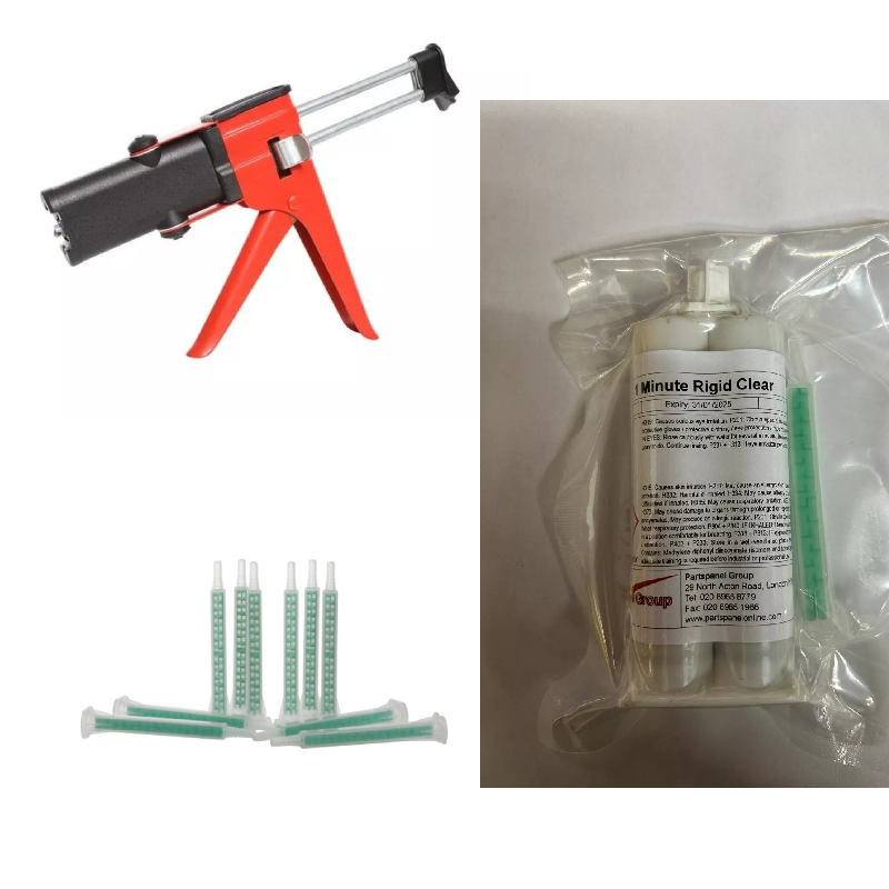Fast Mover 50ML Cartridge Applicator Gun & Clear Cartridge &10Pk Nozzles