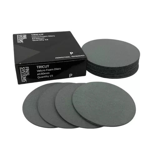 Final Systems Tricut 150mm P3000 Fine Finishing Foam Sanding Discs