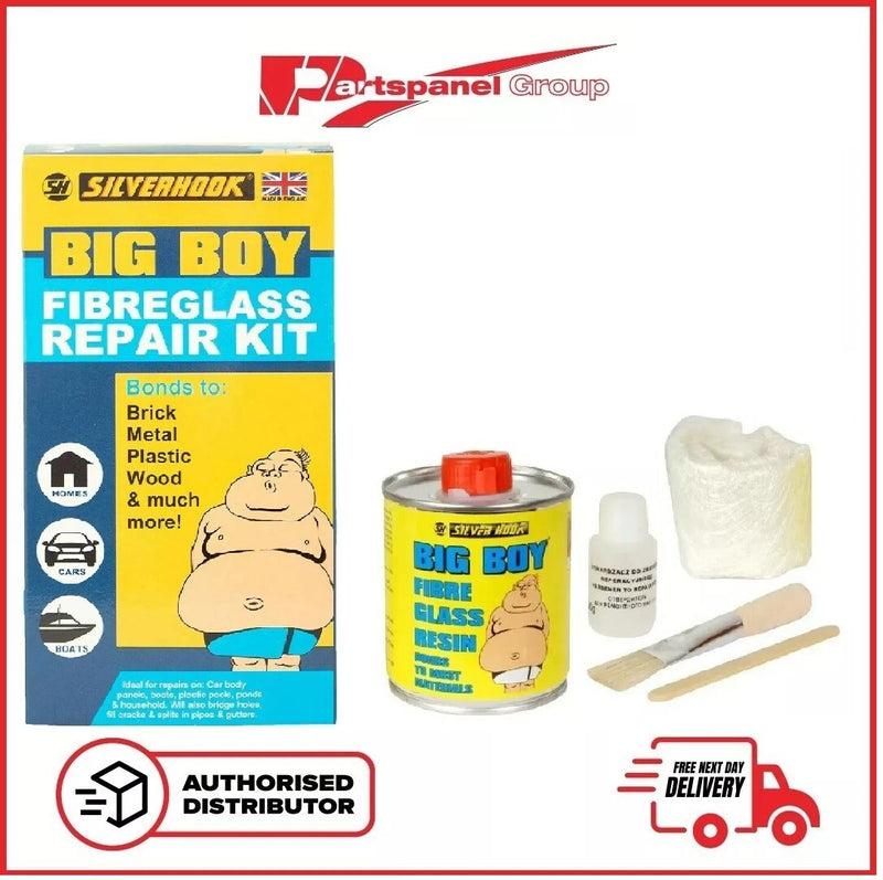Big Boy Fibre Glass Resin Repair Kit All in One Bonding For Car Boat Hardener