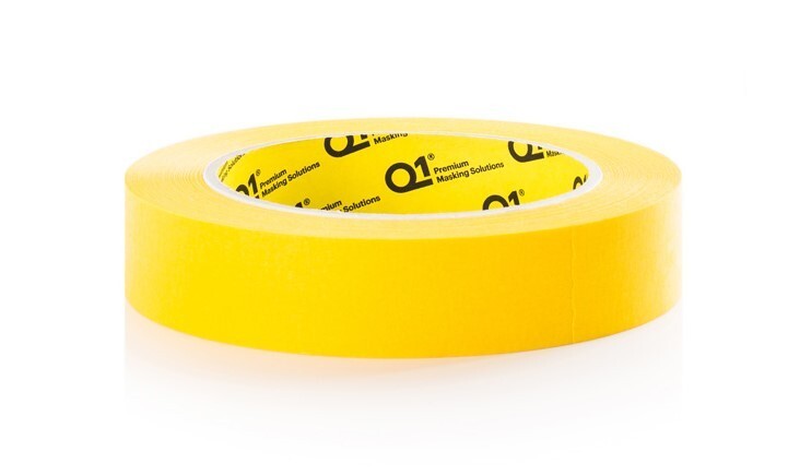 5 x Q1 PREMIUM AUTOMOTIVE MASKING TAPE - 24mm x 50m