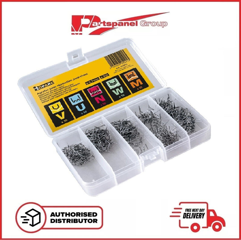 GYS Bumper Repair Staples Box 250PCS | Plastic Welding Clips for Car Repairs