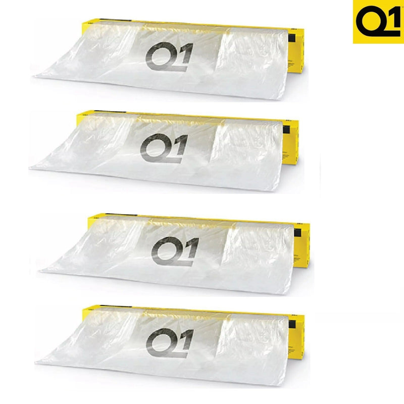 4X Q1 Premium Masking Film Sheeting Roll 5m x 120m – Paint Overspray Protection