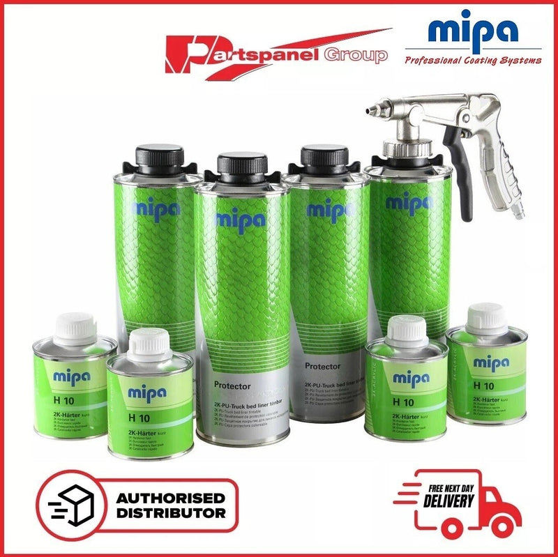 MIPA PROTECTOR TOUGH BED LINER KIT 4L & APPLICATOR GUN