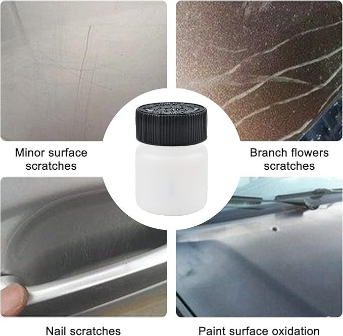 Touch Up Paint Bottles With Brush in Lid & Agitator Ball - 50 Pack 30ml Per Bottle