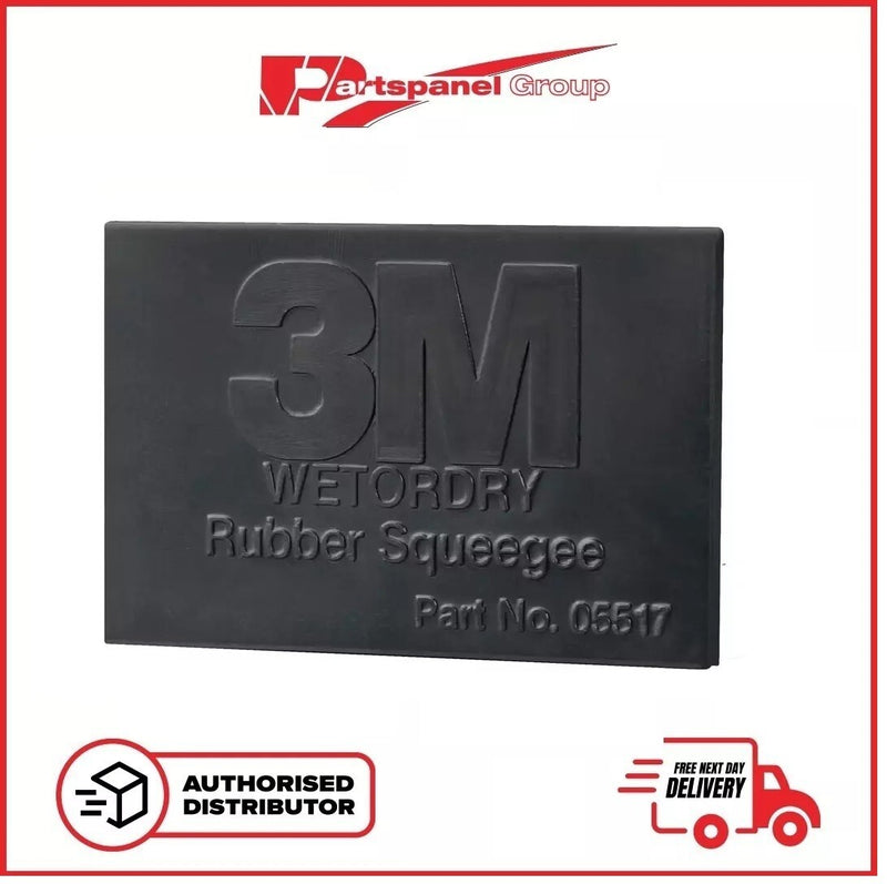 3M 05517 SQUEEGEE WET OR DRY FLEXIBLE RUBBER FOR REMOVING SANDING CHIP AND WATER