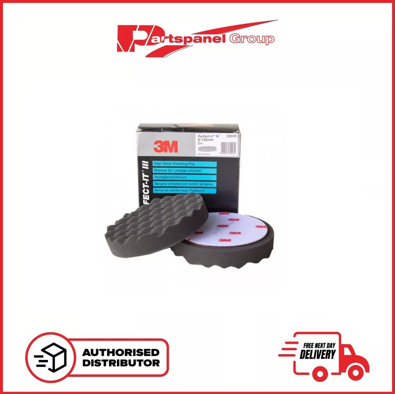 3M Perfect-it III High Gloss Polishing Pad Black 150mm Dia 09378