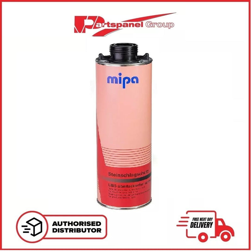 MIPA SUPER BLACK STONE CHIP ( 1 Ltr ) Underbody Coatings