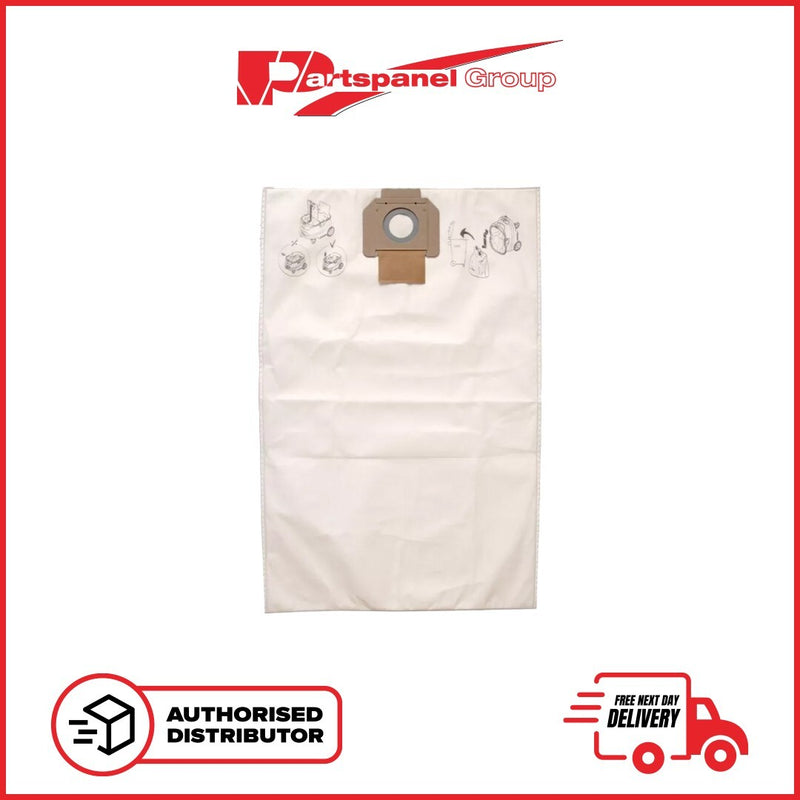 Mirka Fleece Dust Bags for 1230 Dust Extractor Pack of 5