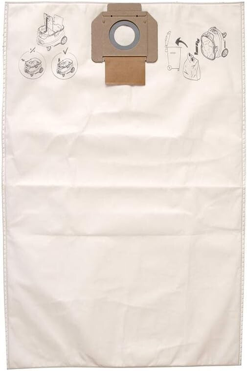 Mirka Fleece Dust Bags for 1230 Dust Extractor Pack of 5