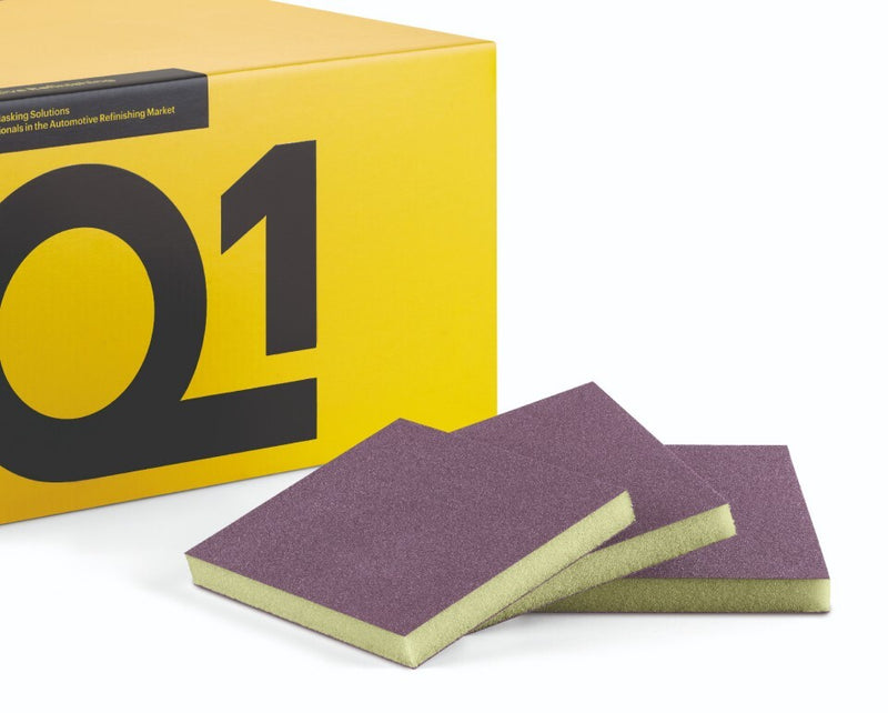 Q1  Double Sided Micro-Fine Sanding Sponges ( PACK OF 50 ) P1000, P1200, P1500