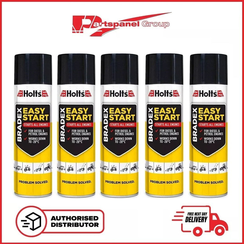 5 x Bradex Easy Start Aerosol - 300ml Can