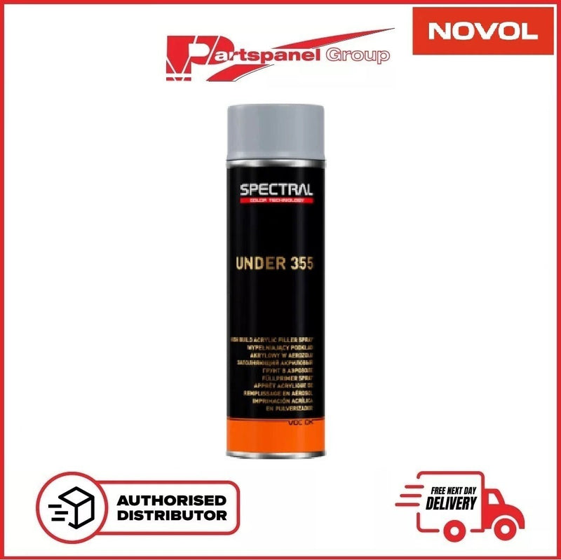 4 x NOVOL SPECTRAL UNDER 355 HIGH BUILD 1K PRIMER AEROSOL 500ML
