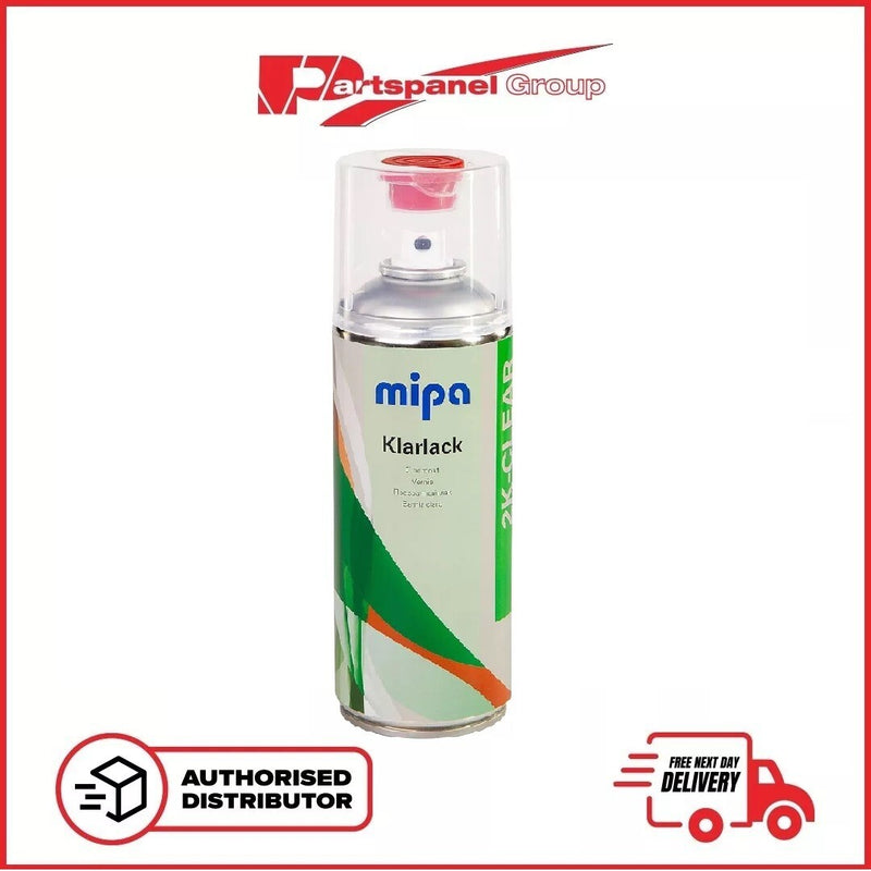 3 X MIPA 2K CLEAR COAT SPRAY Lacquer Car Paint Aerosol with HARDENER 400ml