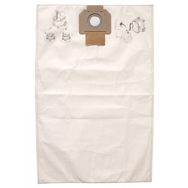 Mirka Dust Bag Fleece for DE 1025 L Vacuum Bags - 5 of Pack - 8999000211