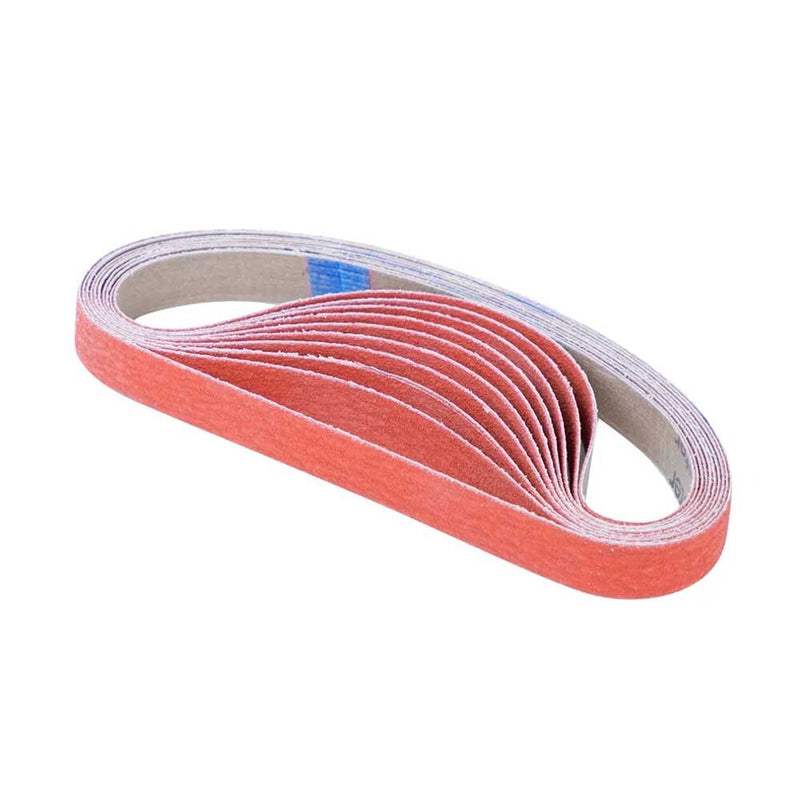 10 X MIRKA FILE BELT CER 10MM  P40 - PACK OF 10 BELTS