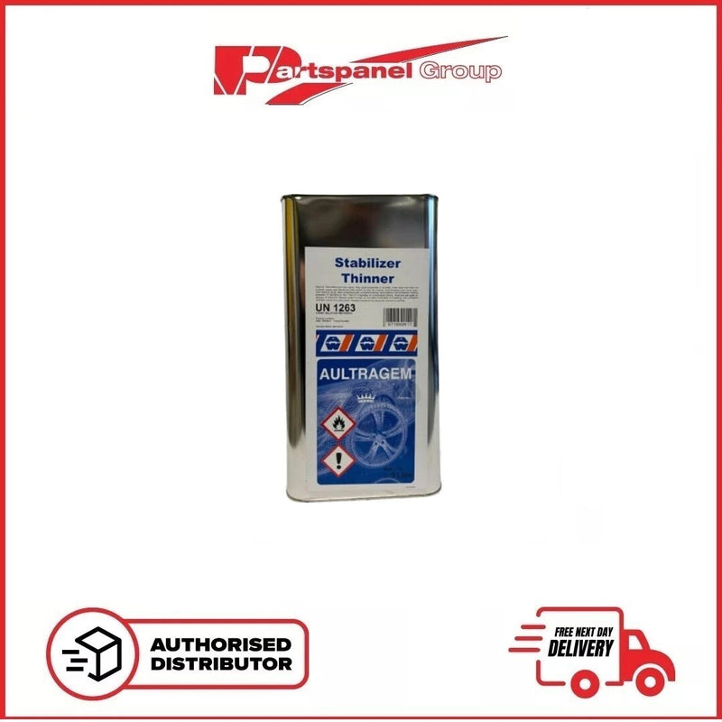AULTRAGEM Basecoat Stabiliser Thinner UN1263 For Car Paints 5LITRE