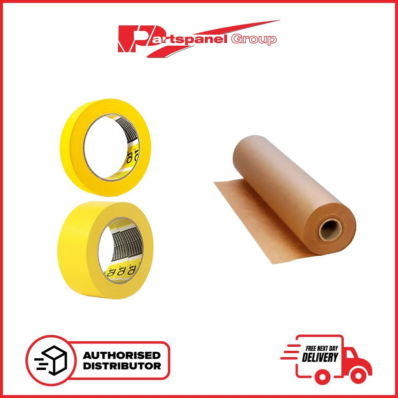Q1  24mm and  36mm masking tape generic MASKING PAPER BROWN 18'' 160m