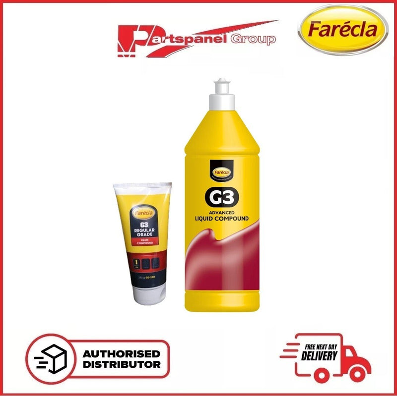 G3 advanced liquid compound and G3 Regular grade paste compound, Combo pack.
