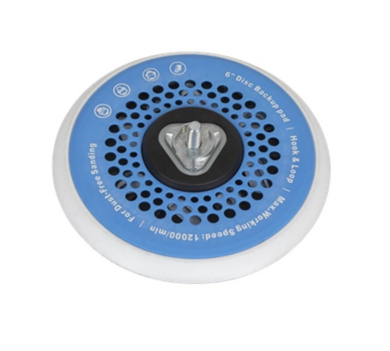 Sealey AK289 Universal Dust-Free Stick-On DA Backing Pad Ø150mm x 5/16"UNF & M8