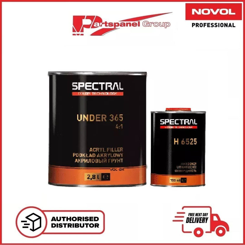 NOVOL SPECTRAL UNDER 365 PRIMER KIT 4:1 + H6525 FAST HARDENER 3.5L KIT
